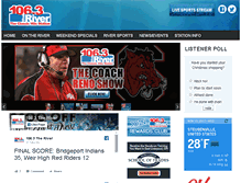 Tablet Screenshot of 1063theriver.com